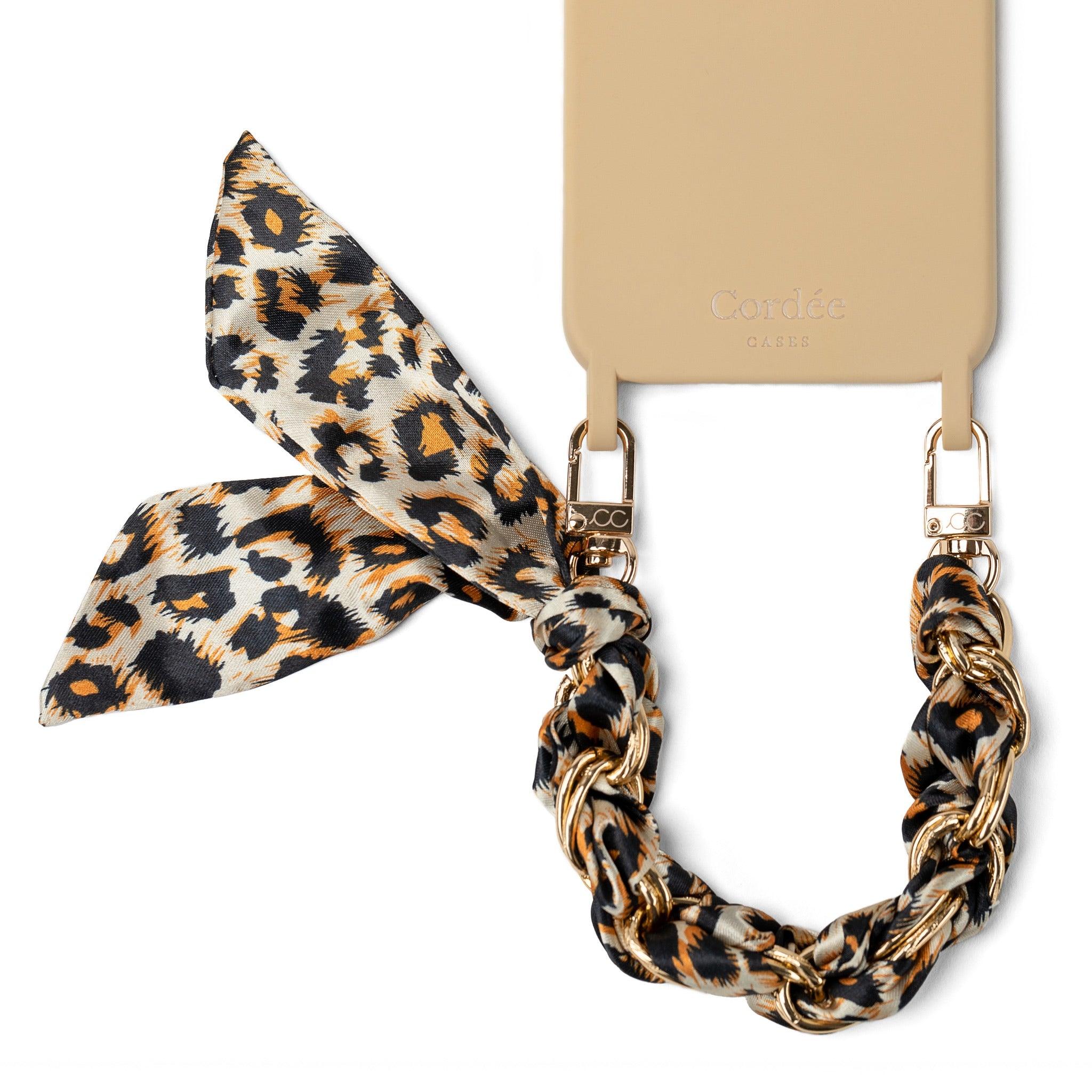 Sophie Wristlet Leopard - Cordée Cases