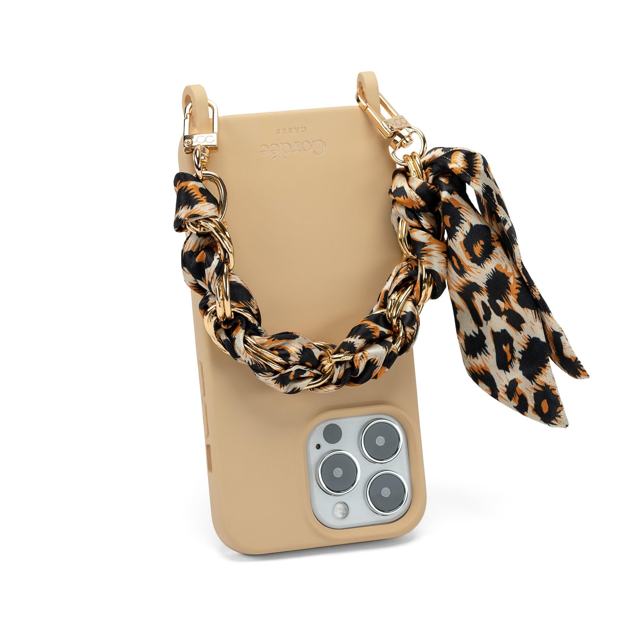 Sophie Wristlet Leopard - Cordée Cases