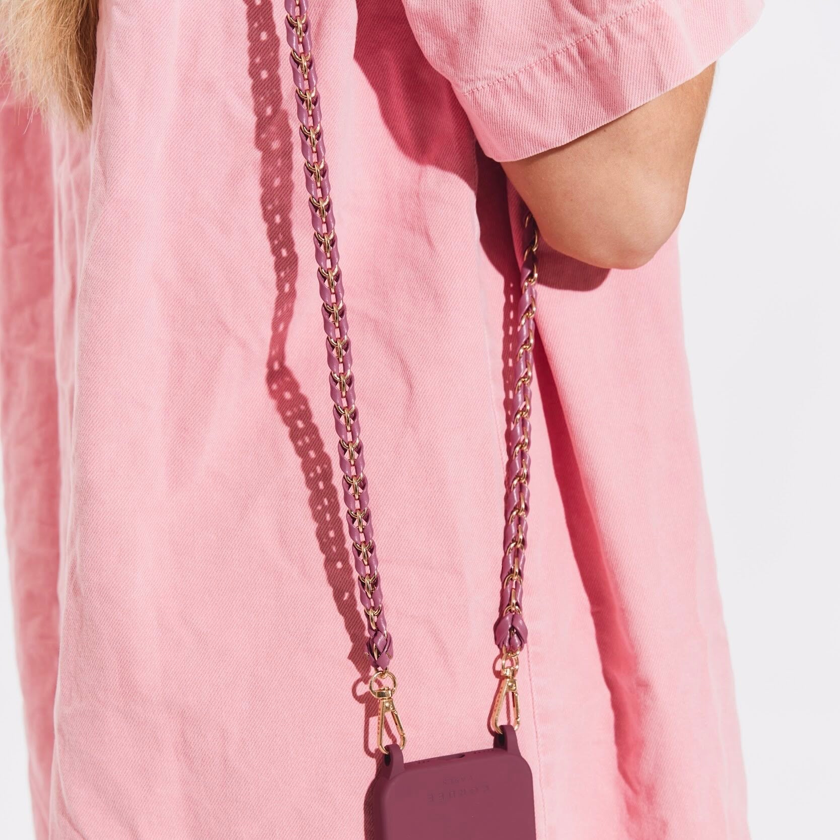 Emi Phone Chain Berry Burgundy