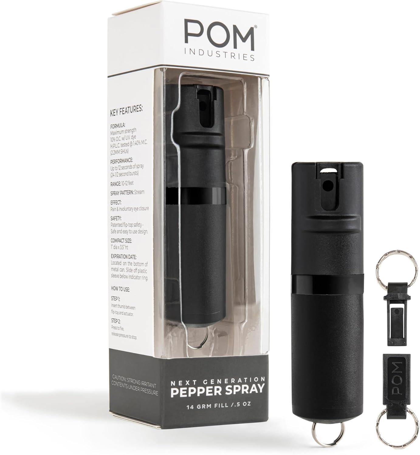 POM Pepper Spray Black