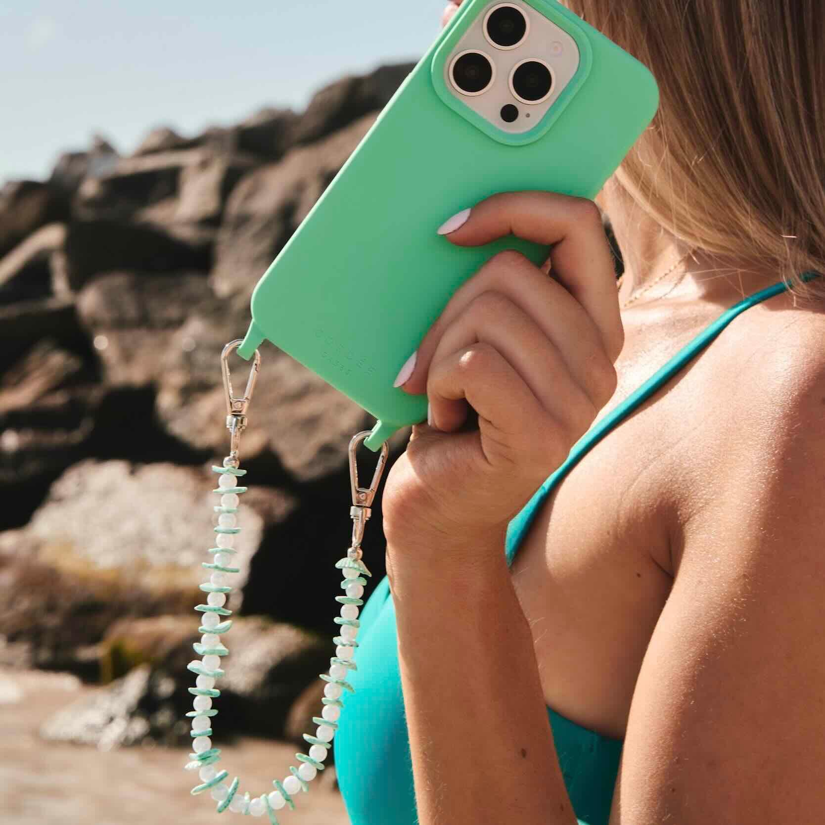 Seafoam Surf Phone Chain Set Cordée Cases