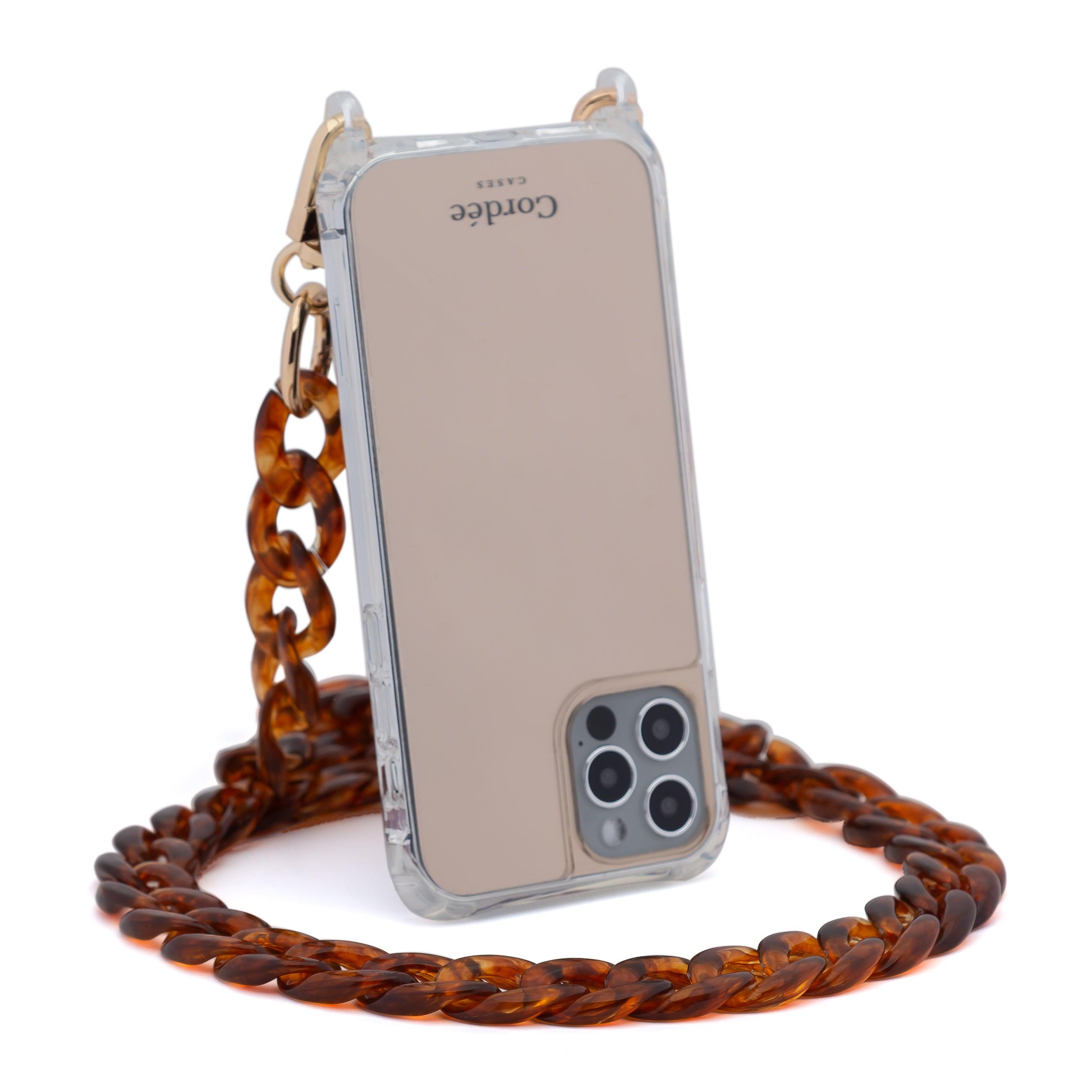 Curby Phone Chain Tortoise – Cordée Cases